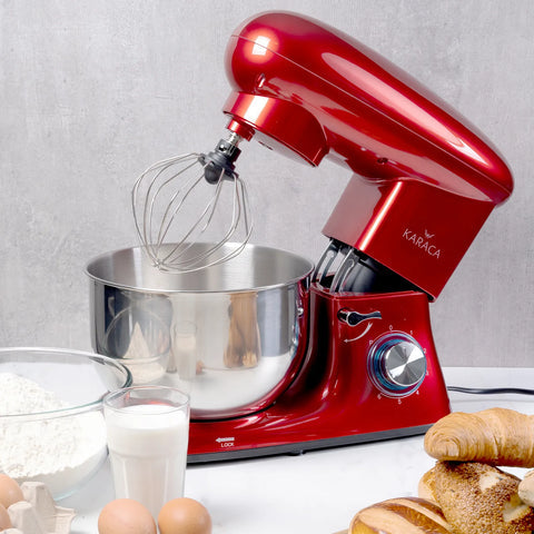 Karaca Multichef Stand Mixer Redgold Kitchen Chef 1400W 5,5 Lt