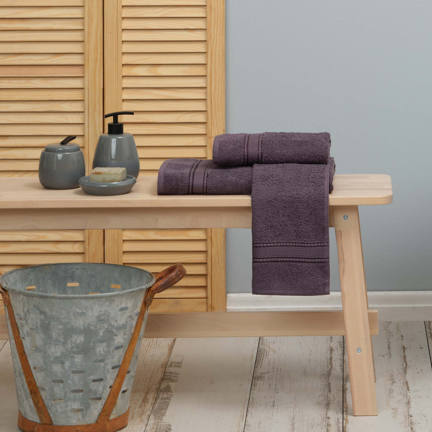 Daily, 100% Bumbac Prosop , 30x50cm, Antracit