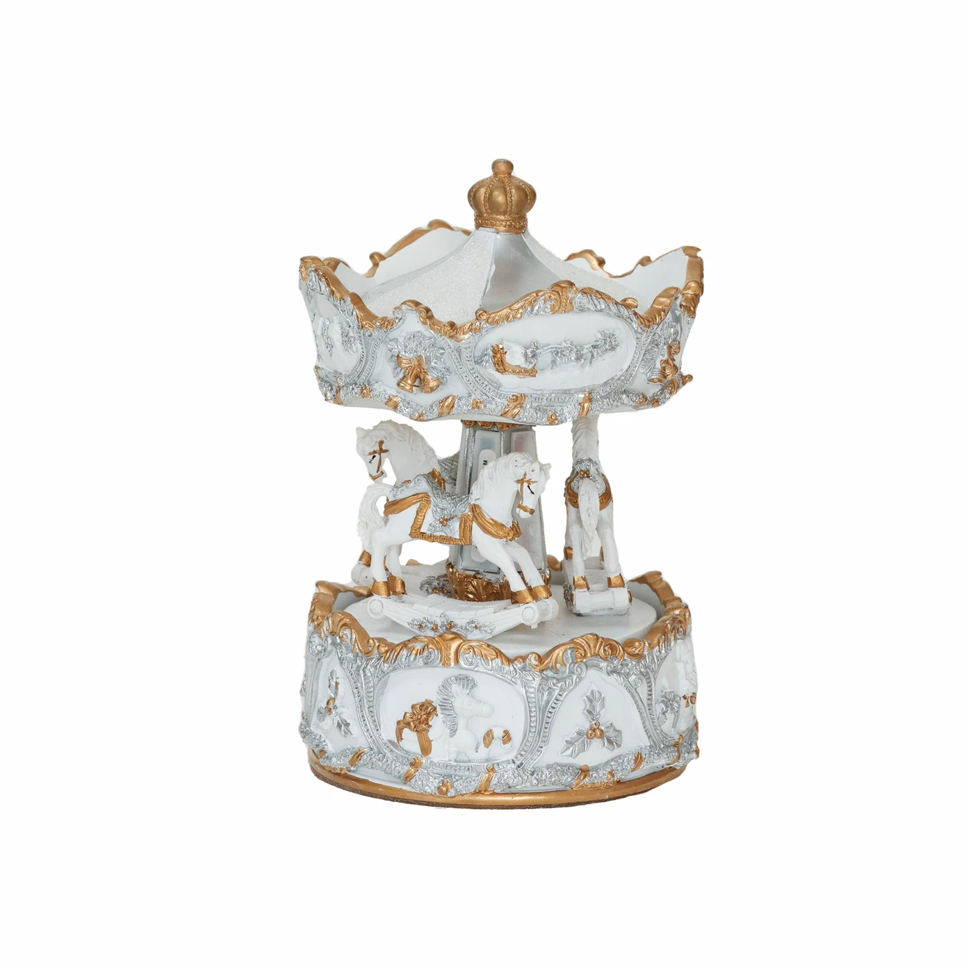 Carousel, Obiect Decorativ Muzical, Alb