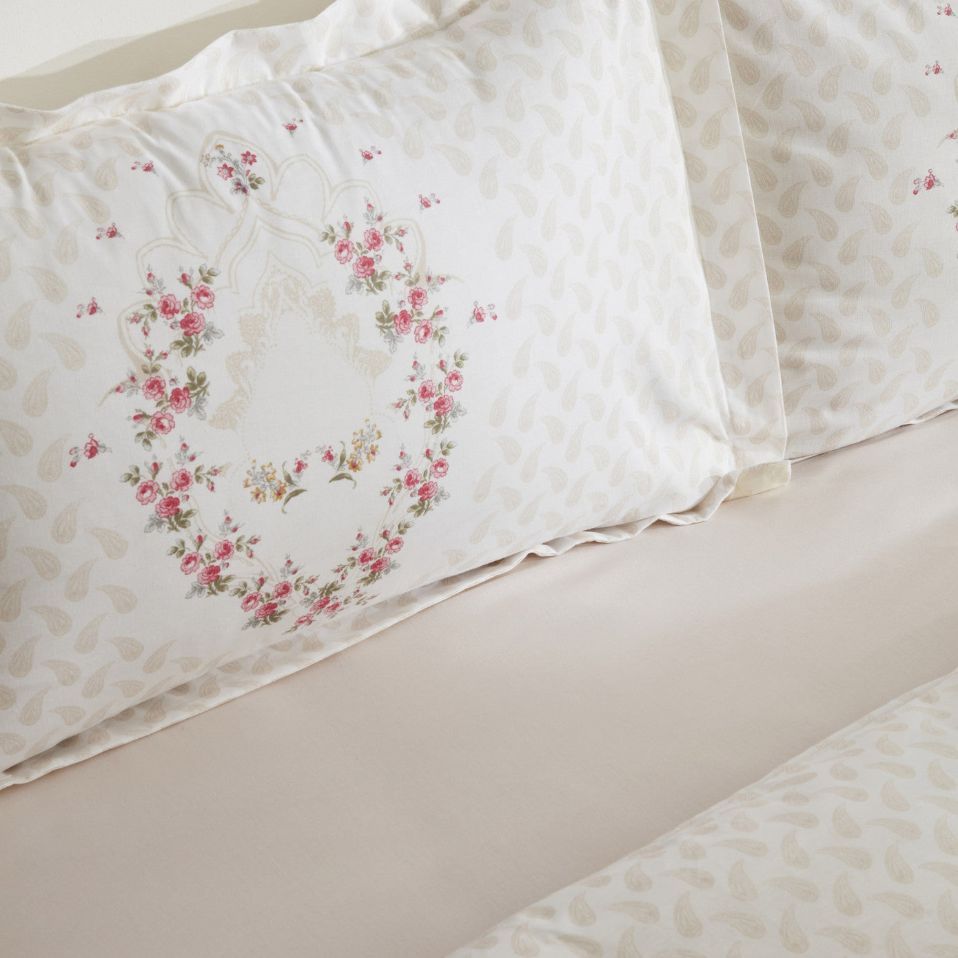 Sonya, 100% Bumbac Set Lenjerie de pat, Singura, Verde