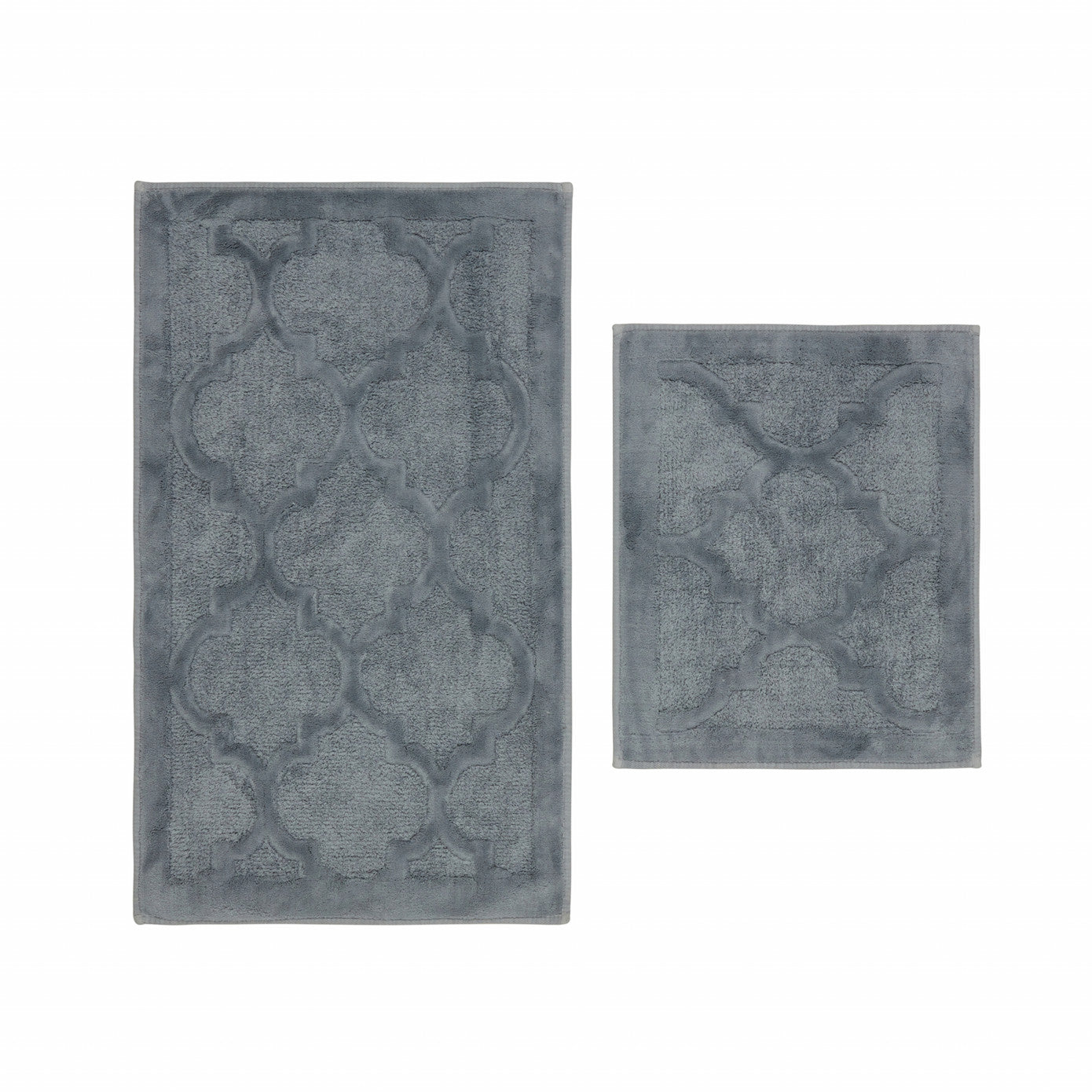 Katy, 2 Piese, Set Covor de Baie, Gri