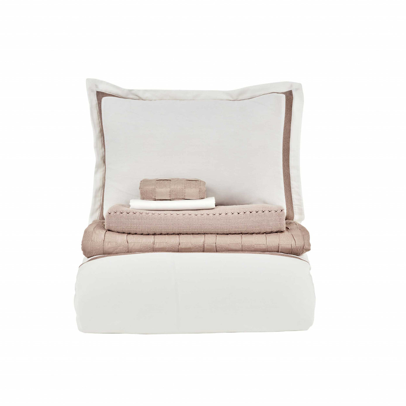 White Collection Bride Carina, 8 Piece Dowry Set, Powder