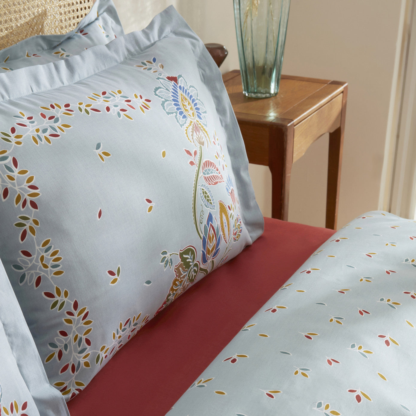 Flamen, Set Lenjerie de pat cu Pătură, Dubla, Multi