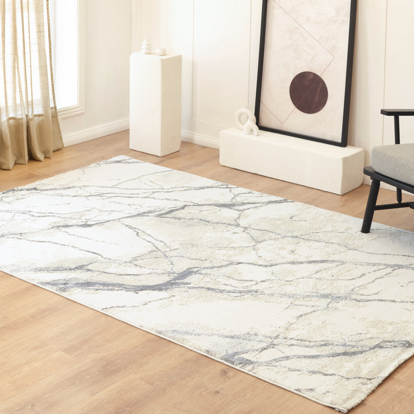 7/24 Sahara Blanca, Rug, 120x180cm, Grey