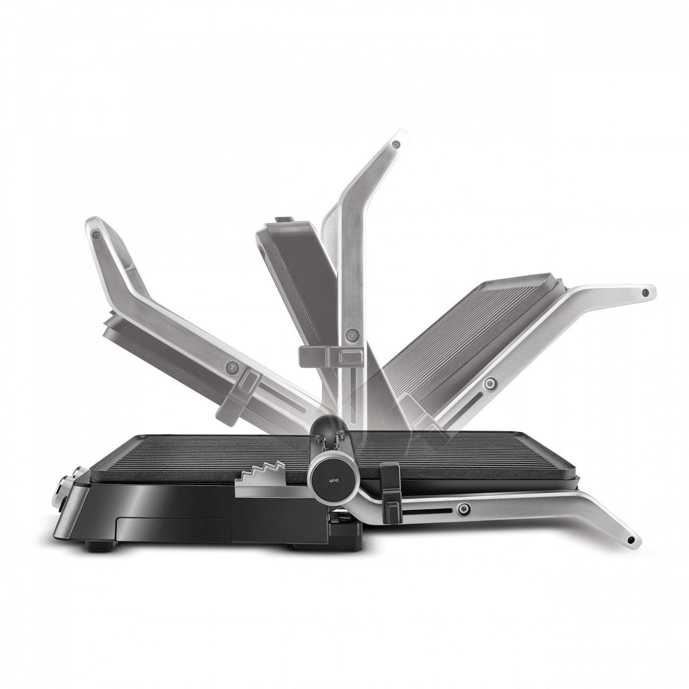 Compact, Grătar și Prăjitor de Pâine, Inox, 2000W