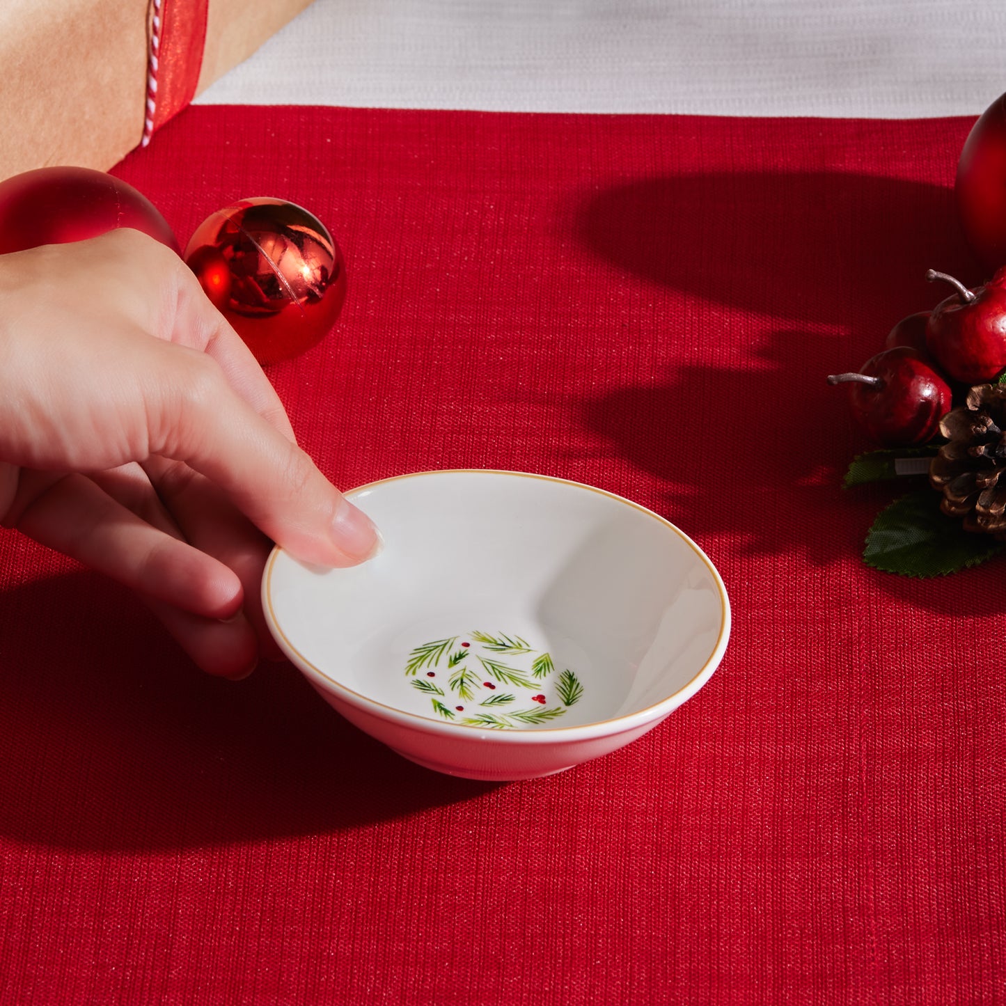 New Year Kokina, Bol de Gustări, 10cm, Multi