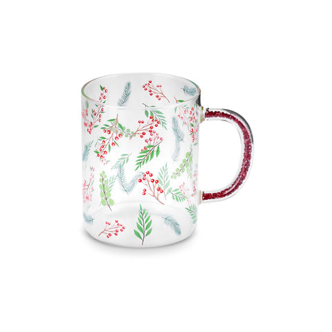 New Year Christmas Borosilicate, Cană, 400ML, Multi