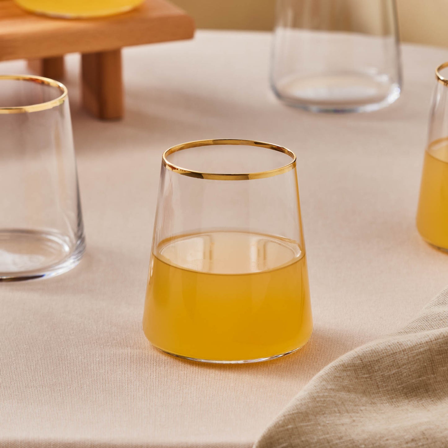 Orlando, 6 Piece Tumbler Glass Set, 420ML, Multi