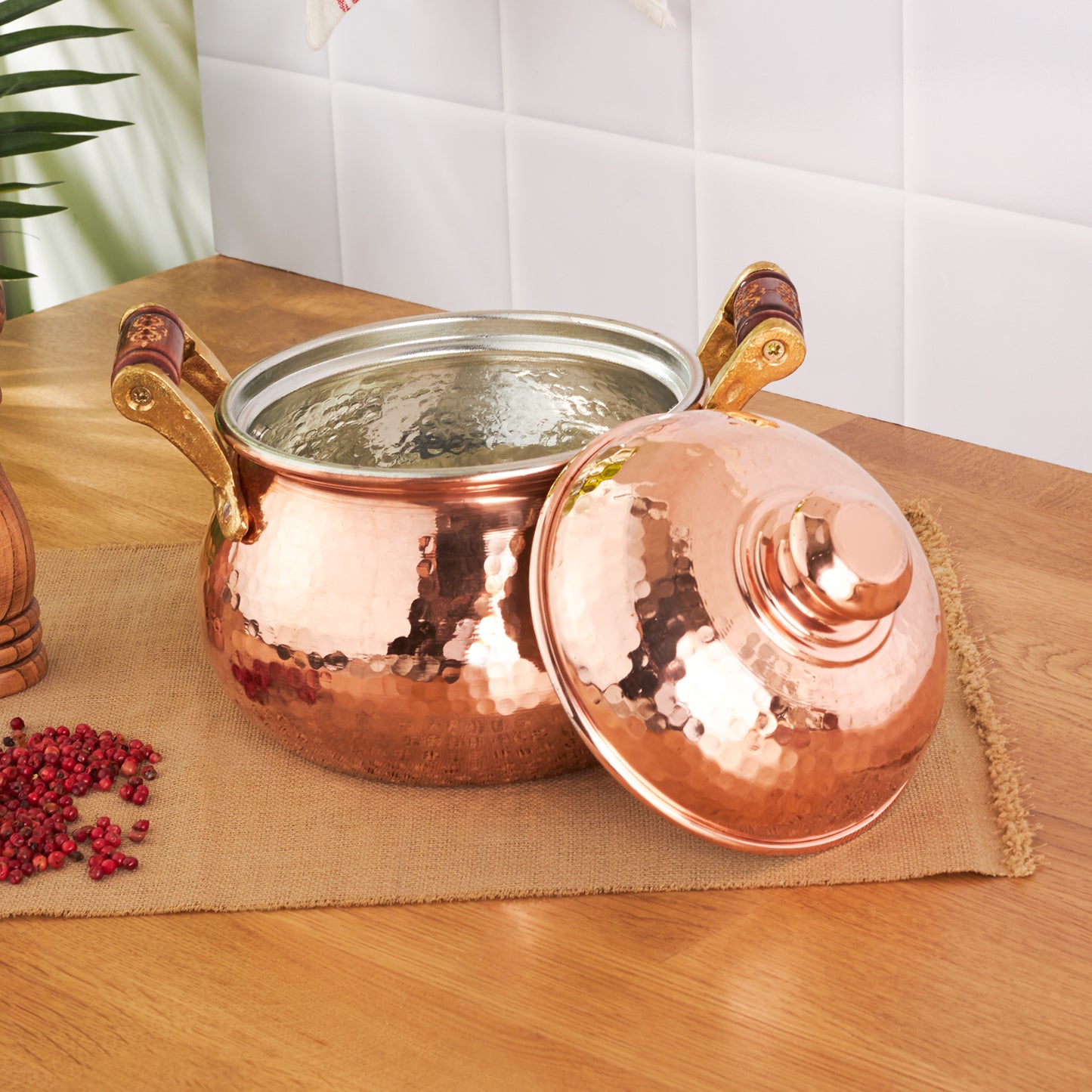 Karaca Mesopotamia Copper Chubby Oală 16 cm