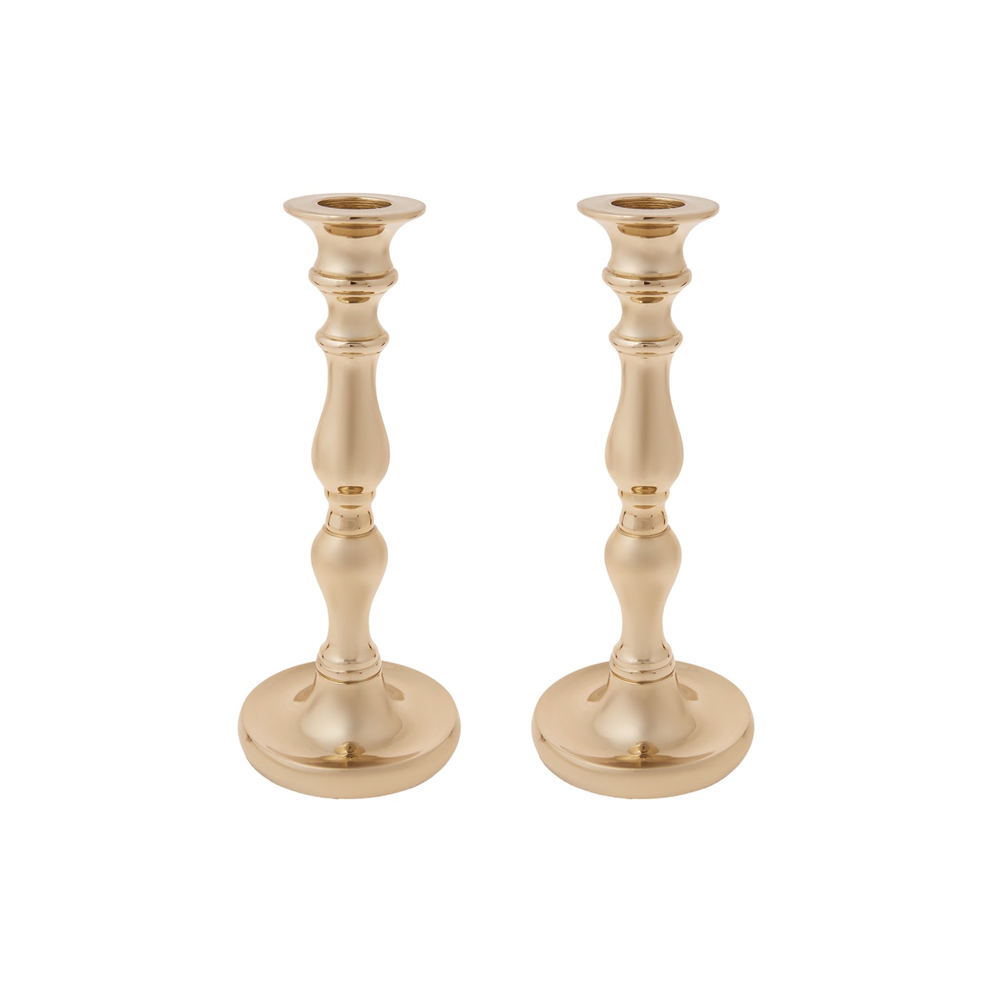 Karaca Lara Set 2 Sfeșnice Aurii 22,75 cm