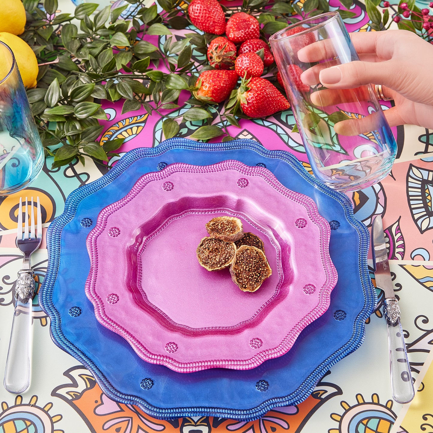 Karaca Fun 18 Piece Meal Cake And Glass Set