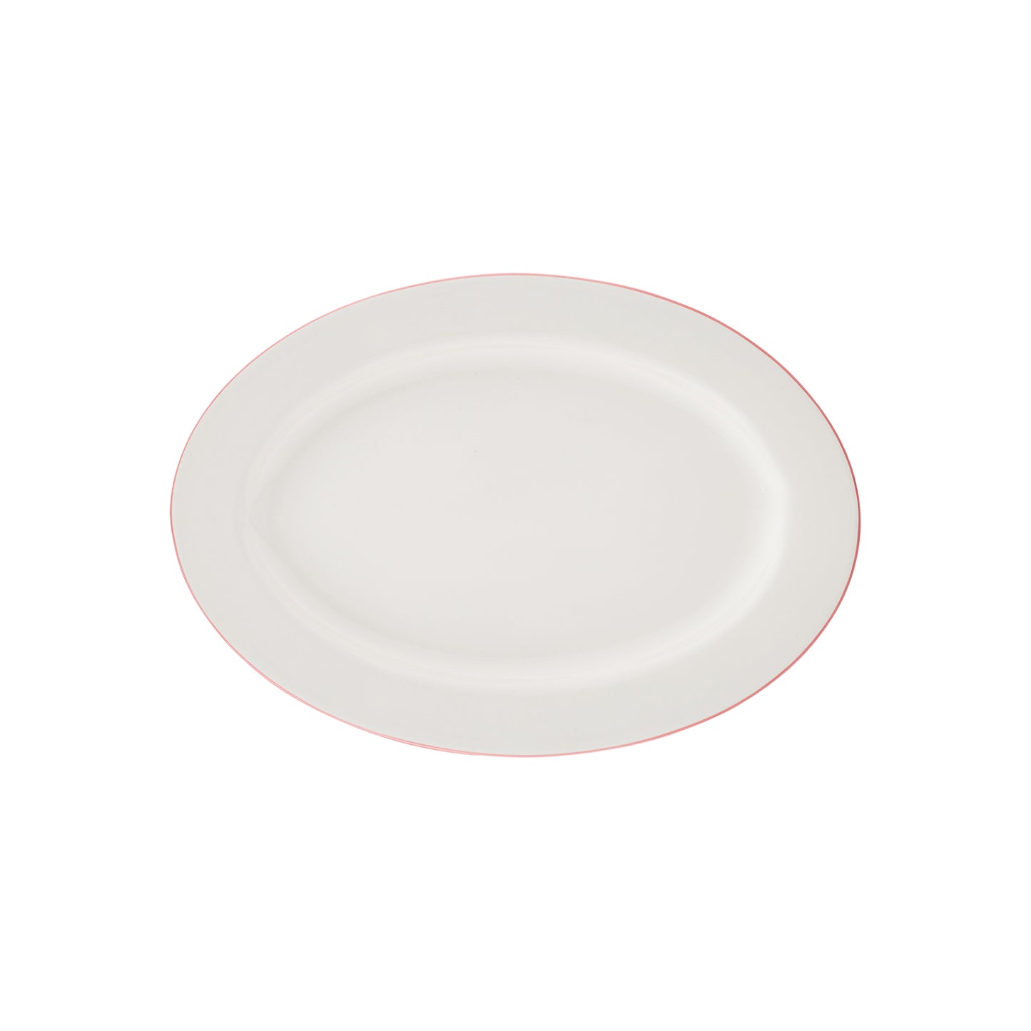 Karaca Elica Plato de servire oval roz 31 cm