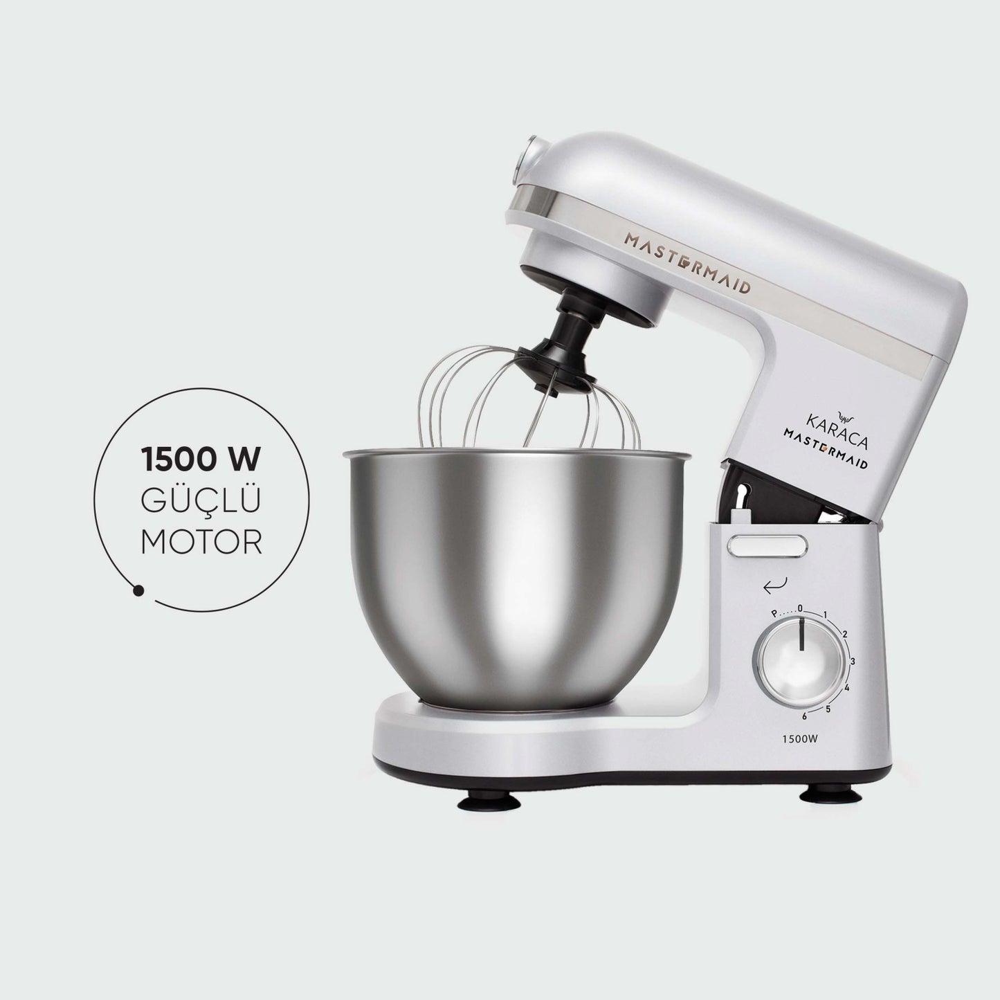 Karaca Mastermaid Chef Robot de bucatarie 1500 W 5 L, Alb