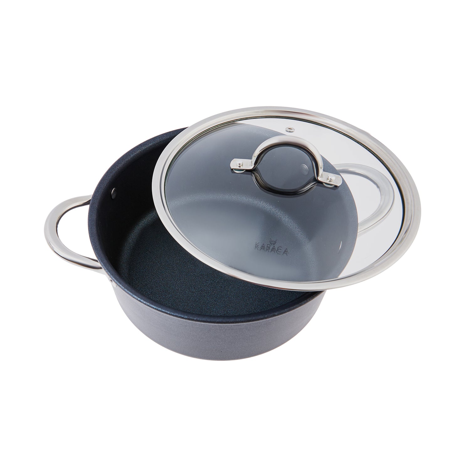 Set de Vase de Gătit BioDiamond Master, 7 piese, Granit, Inductie