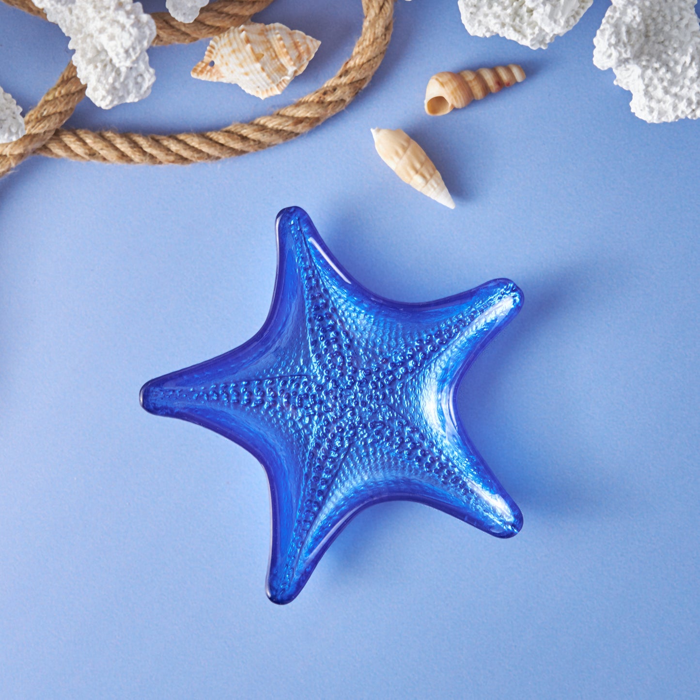 Bol pentru gustări Karaca Aqua Marine Star albastru, 17 cm