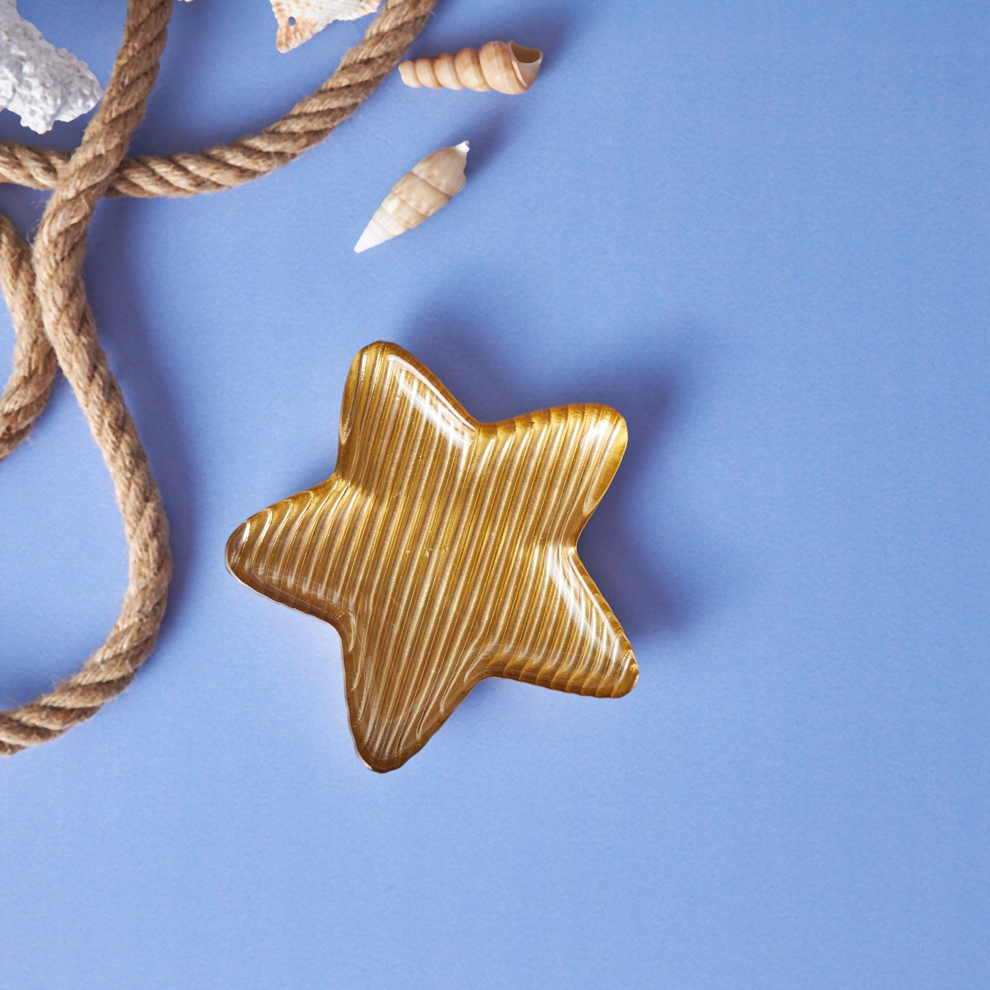 Bol pentru gustări Karaca Aqua Marine Star auriu, 11 cm