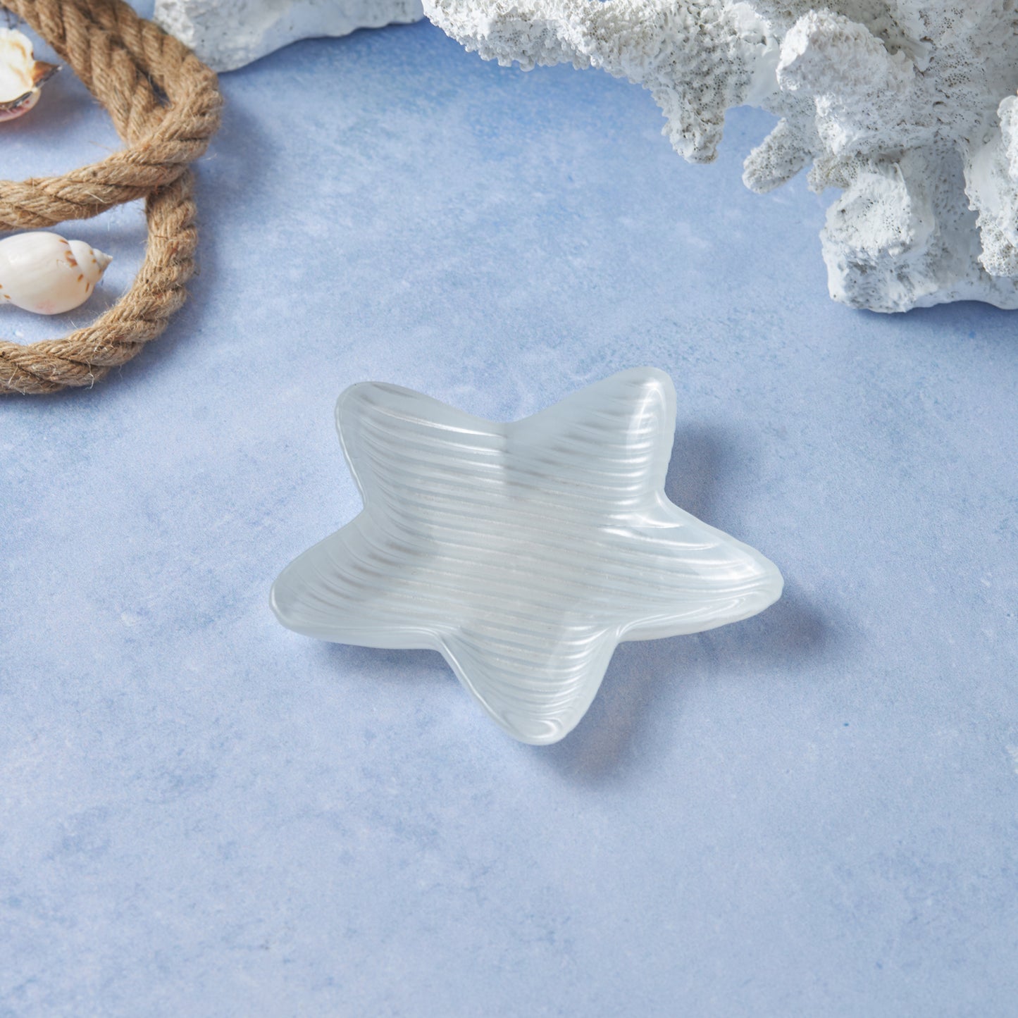 Bol pentru gustări Karaca Aqua Marine Star alb, 11 cm