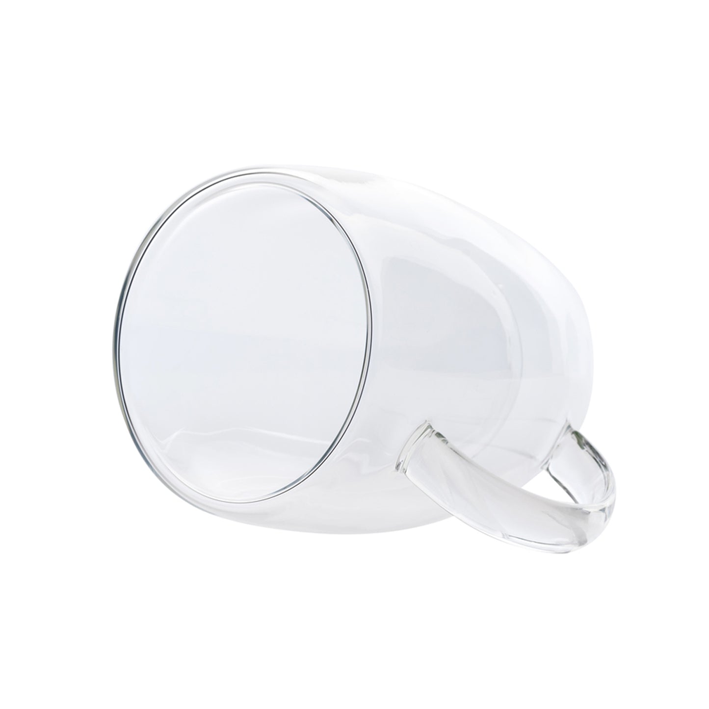 Borosilicate Glass Cup Set for 2 People, 300ML, Transparent