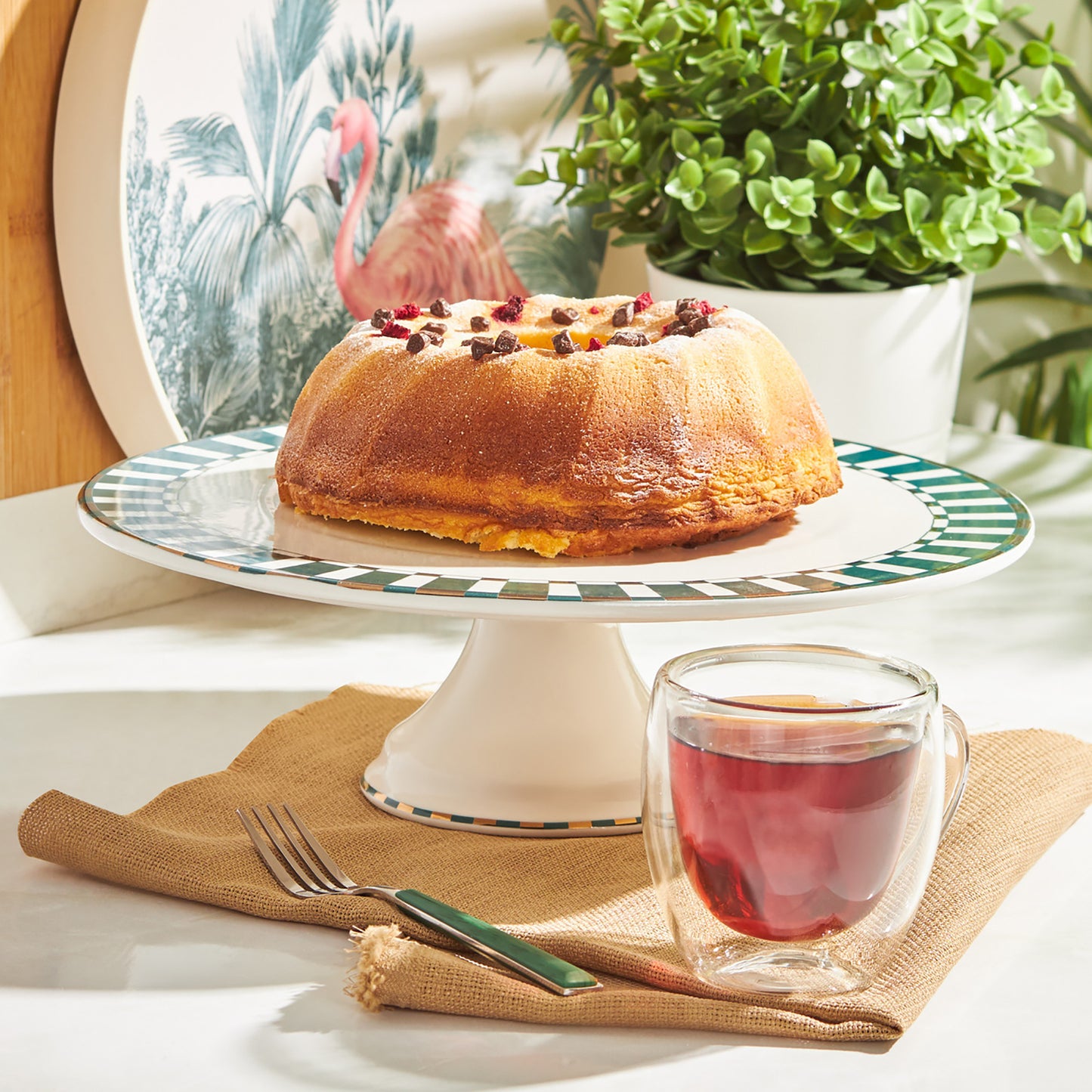 Aries, Suport pentru Tort, Verde