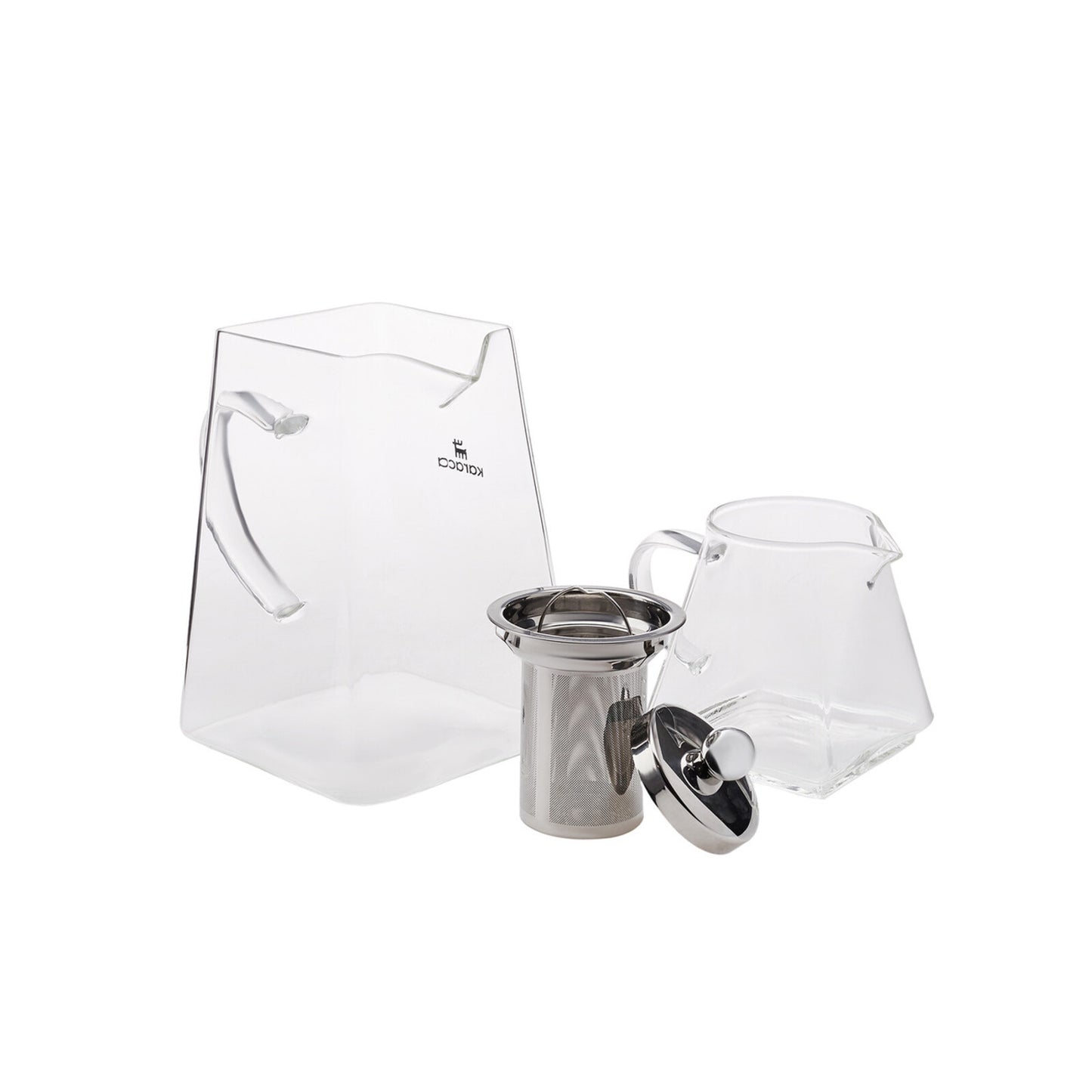 Giza Borosilicate, Set de Ceainic din Sticlă, Inducție, Transparent