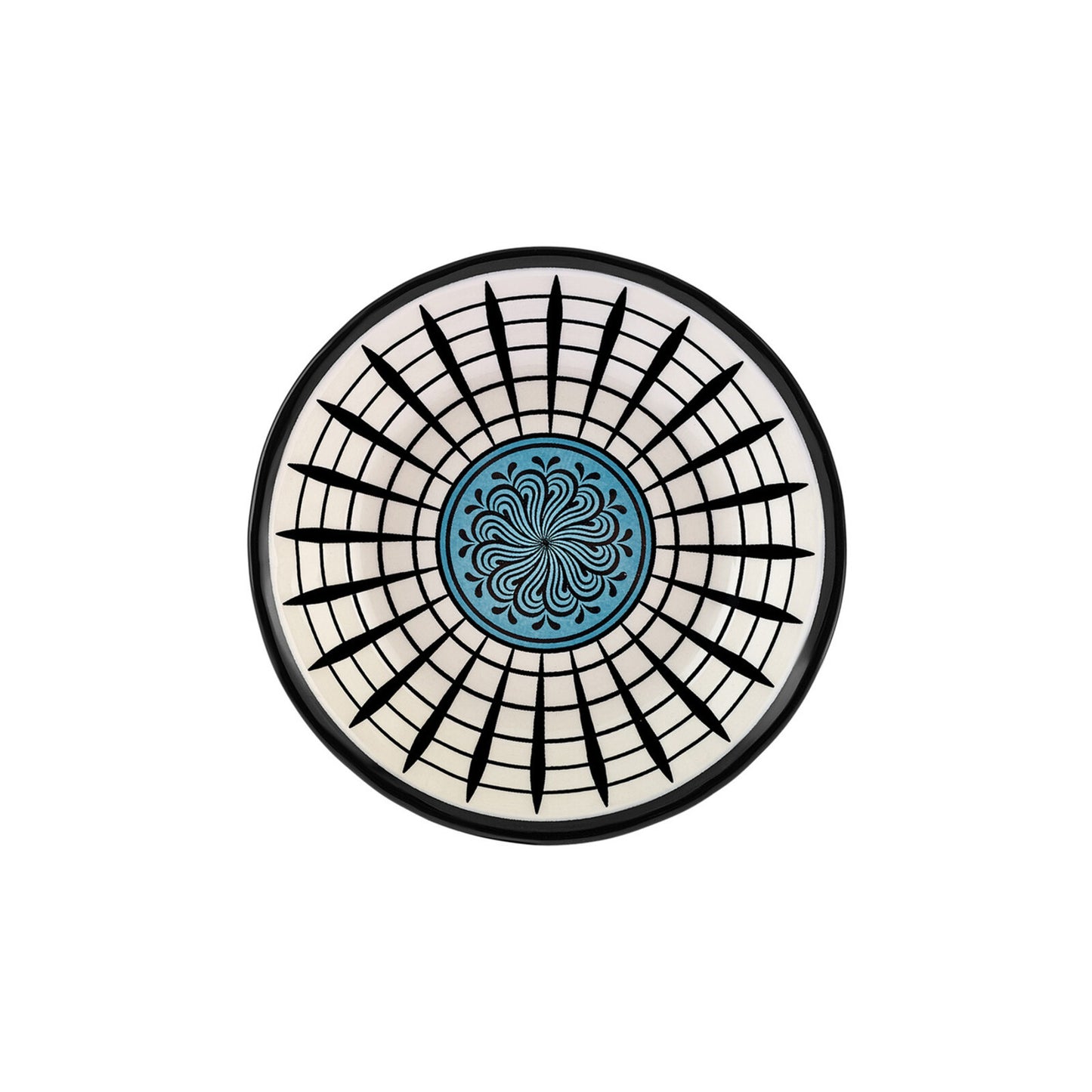 Paye Seljuk Collection, Porcelain Snack Bowl, 14cm, Blue Multi