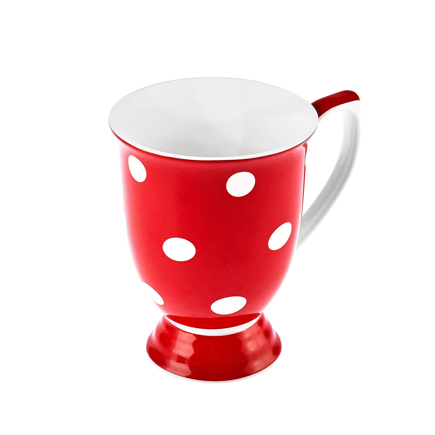 Polka Dot, Cană, 360ML, Roșu Multi