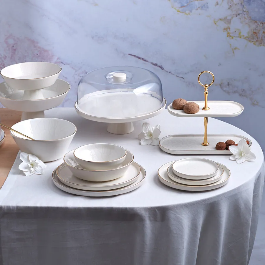 Calvin, Ceramic Saucer, 12cm, Multi