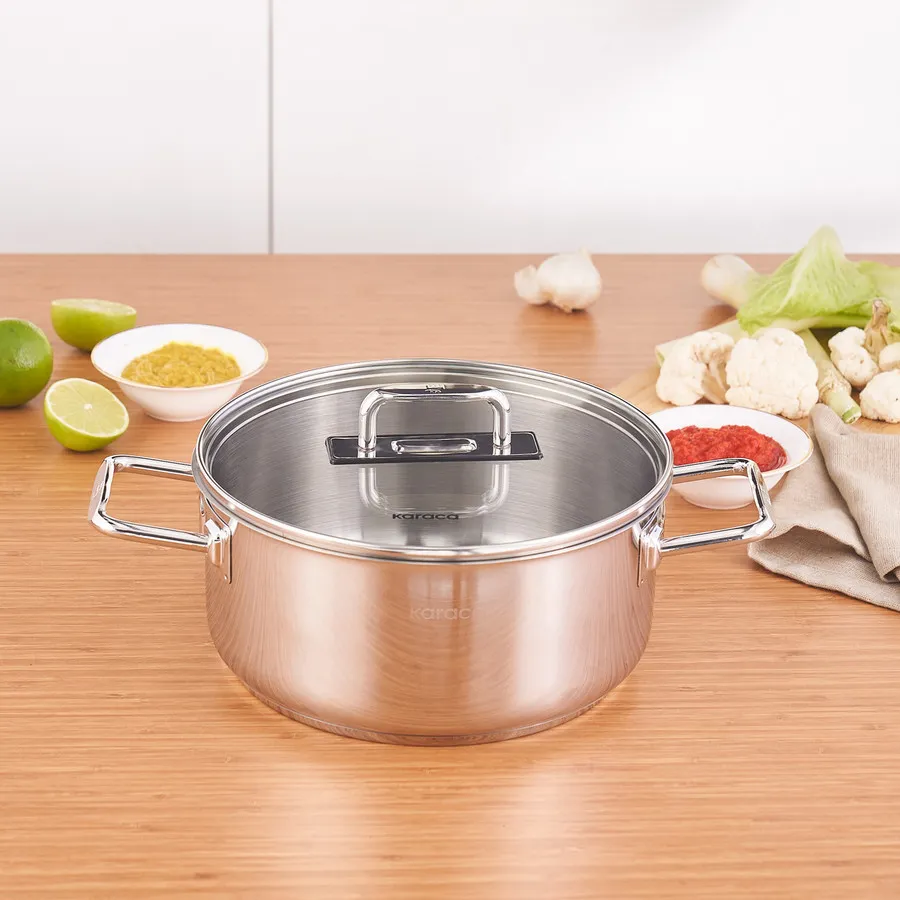Grace, Stainless Steel Pot, Induction, 22cm, 3.8L