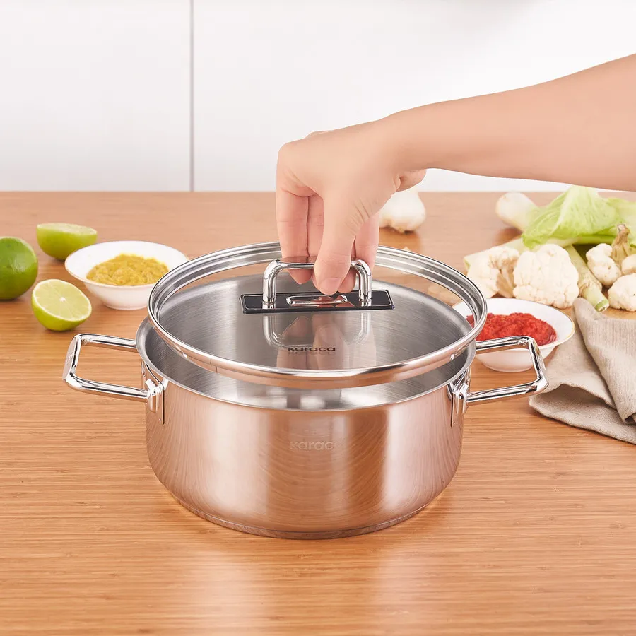 Grace, Stainless Steel Pot, Induction, 22cm, 3.8L