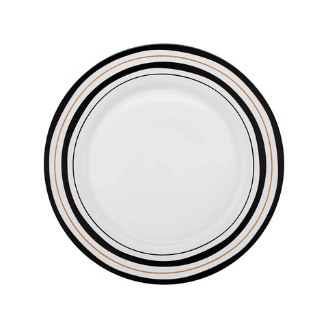 Maras, 24 Piese, Set de Vesela Pentru 6 persoane, Negru