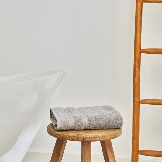 Karaca Wheat Light Grey 100% Cotton Hand Towel 50x100 cm