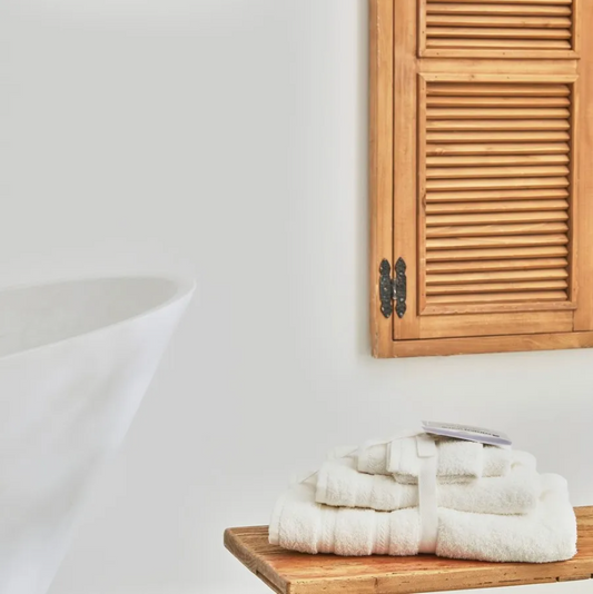 Karaca Wheat Ecru 100% Cotton Towel Set