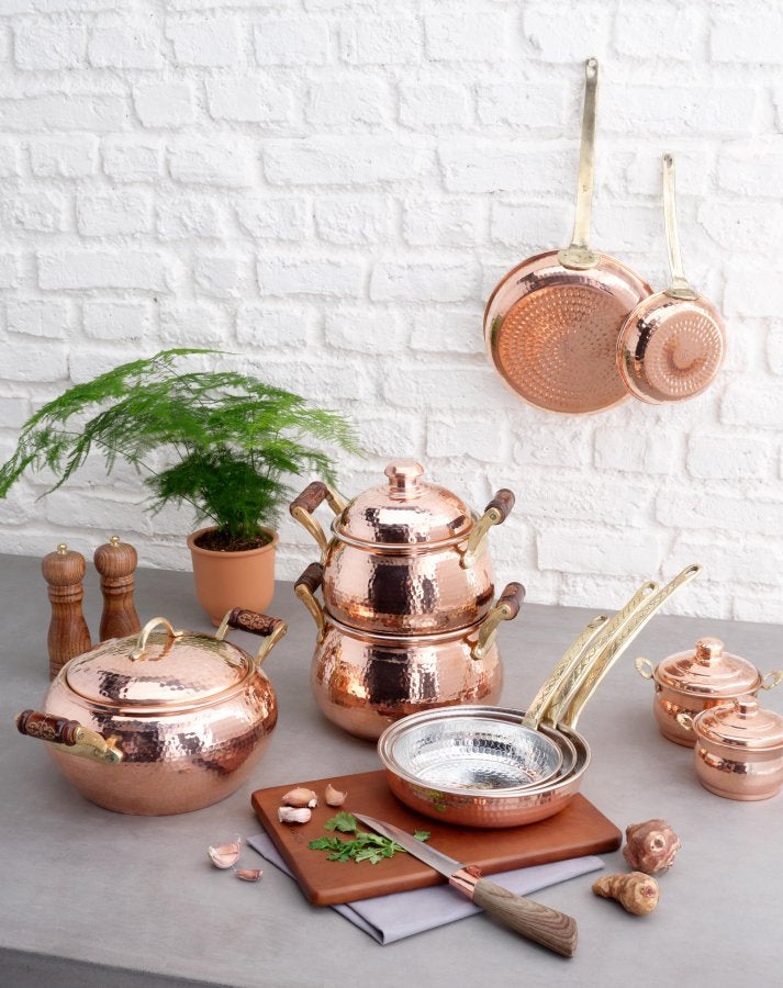 Karaca Mesopotamia Copper Chubby Oală 16 cm
