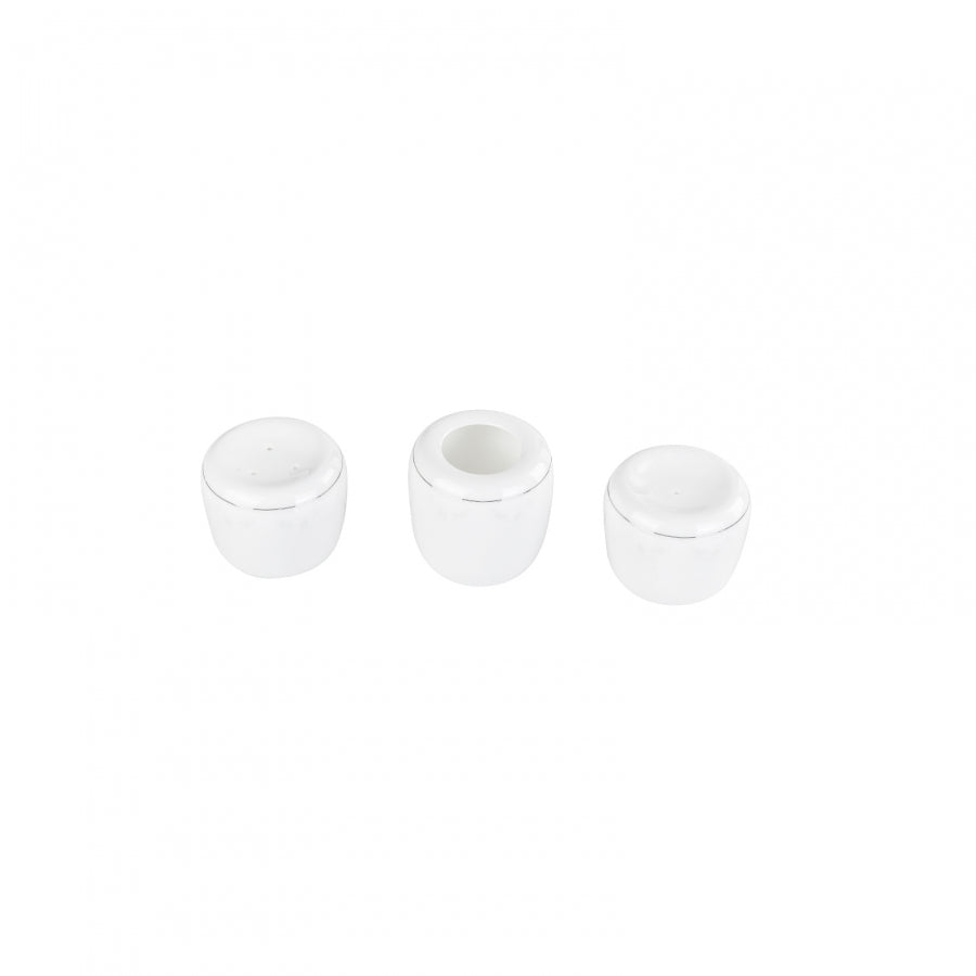 Set de veselă Karaca Fine Pearl Bella negru, 58 de piese, pentru 12 persoane