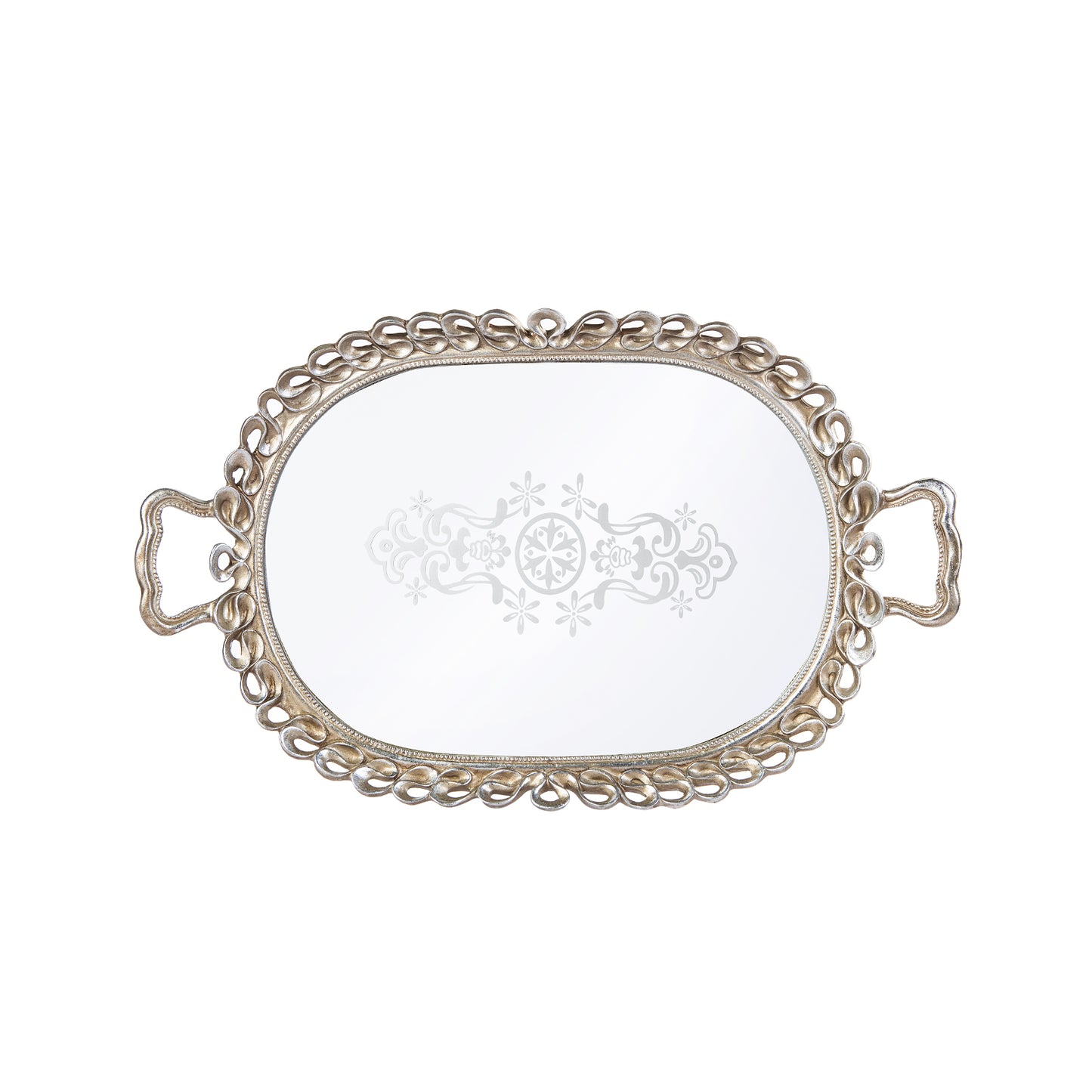 Karaca Nova Tavă Decorativă cu Aspect Răsucit 52x32 cm