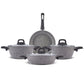 Karaca Gris Set de vase de gătit Bio Granit 7 piese