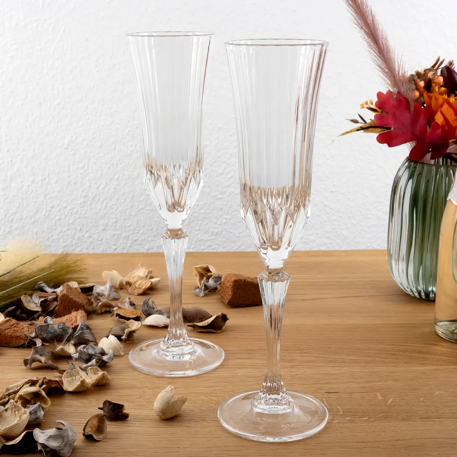 Rcr Adagio, 6 Piece Champagne Glass, 180ML