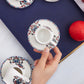 Hattat, 12 Piese, Set cești de Cafea Turcească pentru 6 persoane, 90ML, Multi