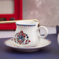 Hattat, 12 Piese, Set cești de Cafea Turcească pentru 6 persoane, 90ML, Multi