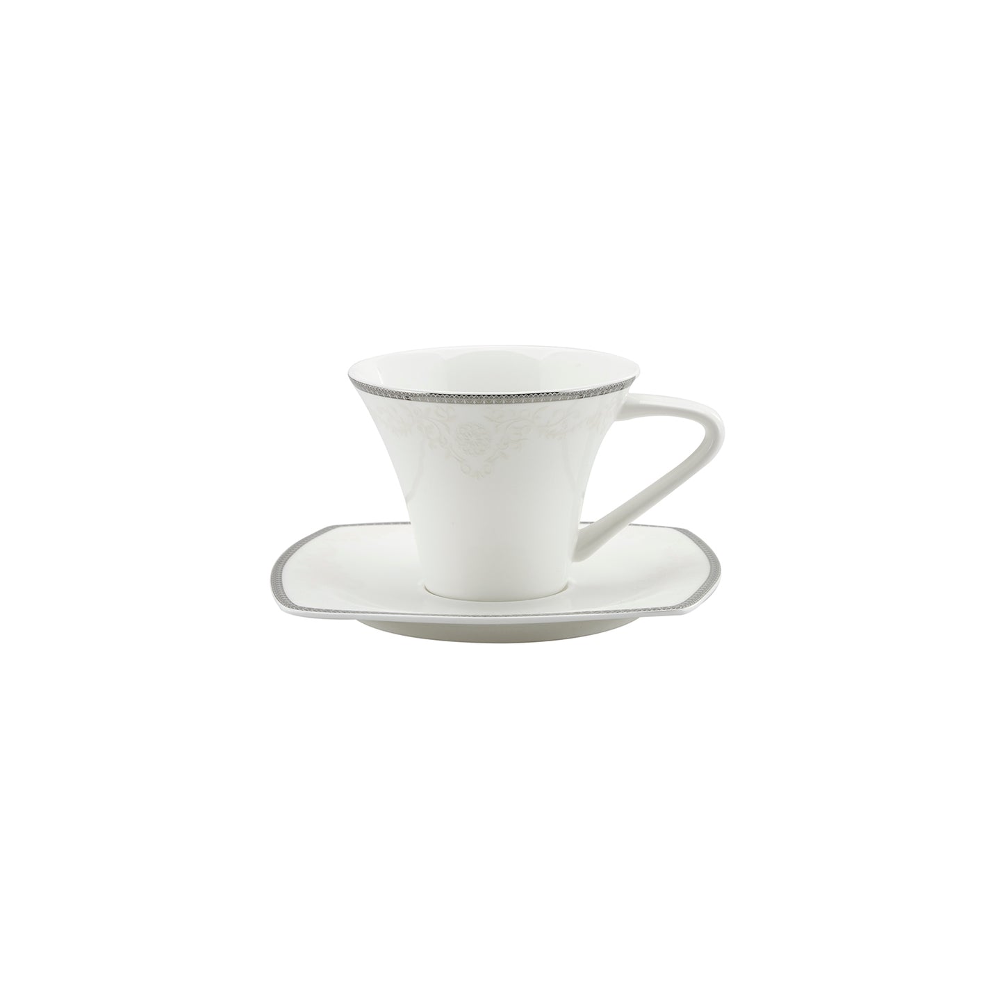 Set de mic dejun Karaca Fine Pearl Neklus, din perlă pătrată, 26 de piese