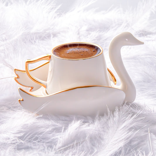 Karaca Swan Set of 2 Coffee Cups