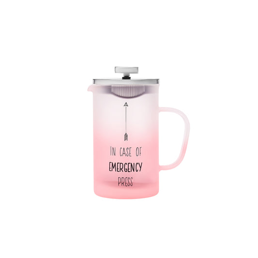 KARACA EMERGENCY FRENCHPRESS 600 ML PINK