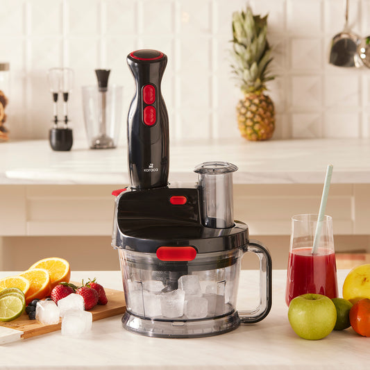 Robot de Bucătărie Karaca Pro-Multimax Negru-Roșu 2000 W