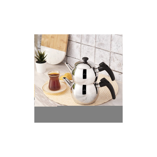 Set Ceainic Mini Karaca Adelya, Negru
