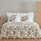 Indra, 100% Bumbac Set Lenjerie de pat, Dubla, Galben