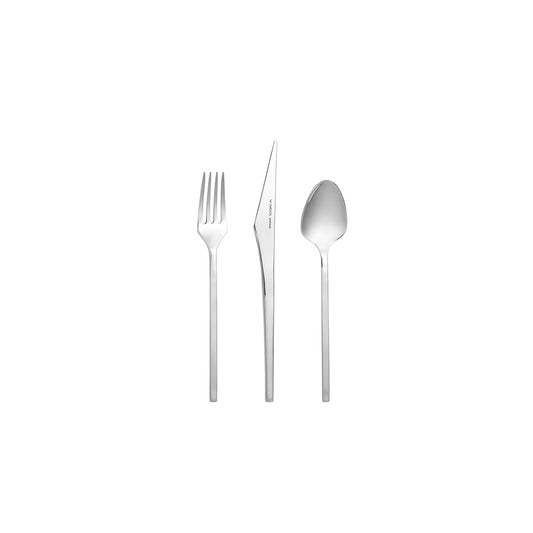 Way, 84 Piece 316+ Stainless Steel Cutlery Set for 12 People, Silver