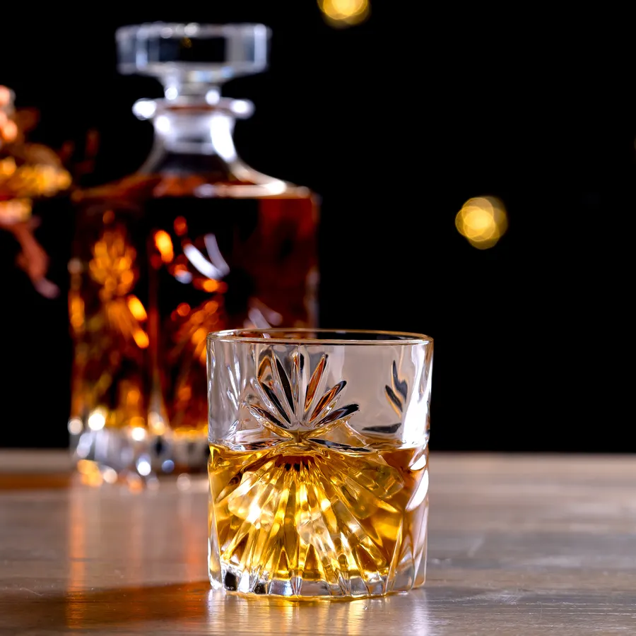 Rcr Oasis, 6 Piece Crystal Whisky Glass, Transparent