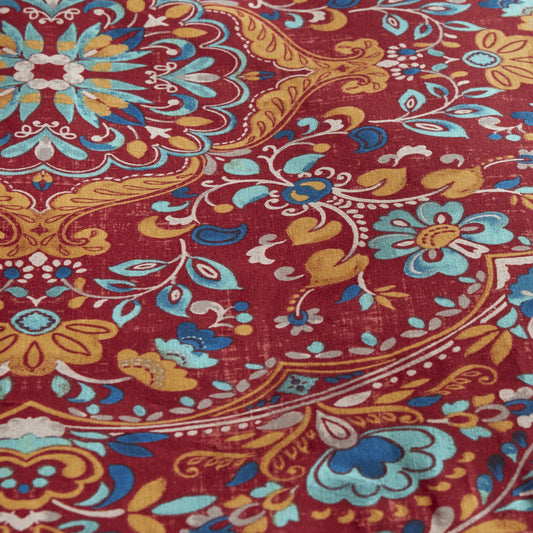 Karaca Home Mihver Pano 100% Turkish Cotton Duvet Cover Set, Double, Multi
