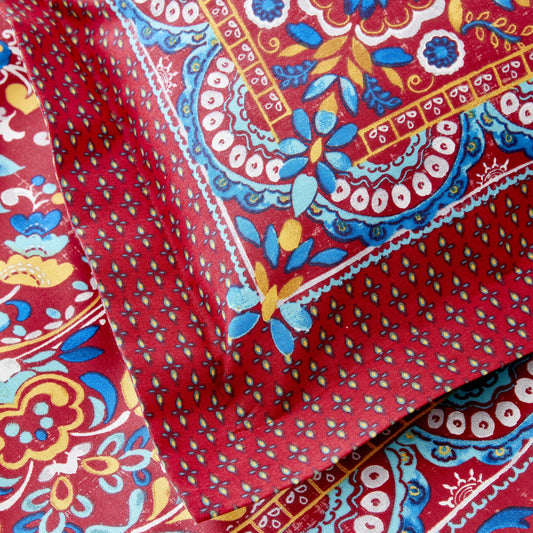 Mihver Pano, 100% Turkish Cotton Duvet Cover Set, Double, Multi