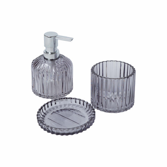 Line Salmon 3 Pieces Bathroom Set